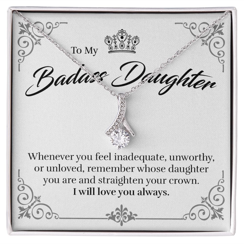 Daughter - Straighten Your Crown - Alluring Beauty Necklace
