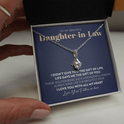 To My Daughter-in-Law (From Mother-in-Law)- Gift of You - Alluring Beauty Necklace