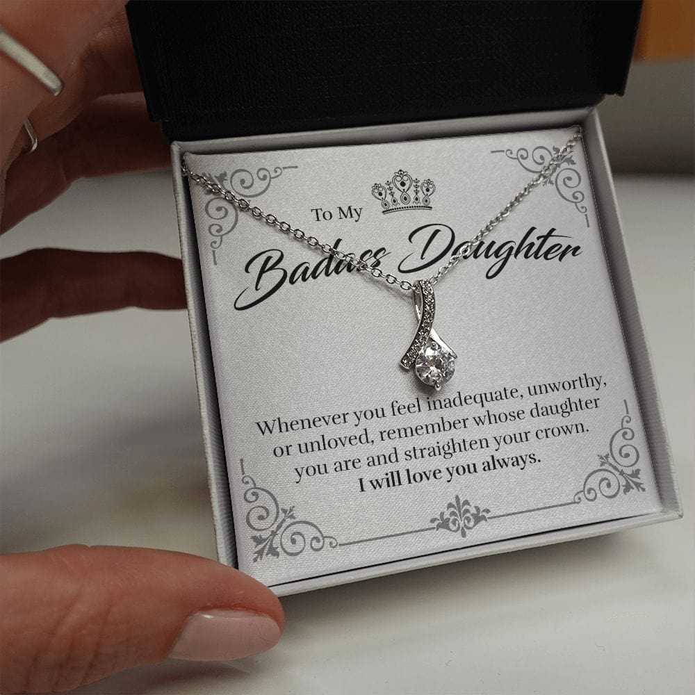 Daughter - Straighten Your Crown - Alluring Beauty Necklace