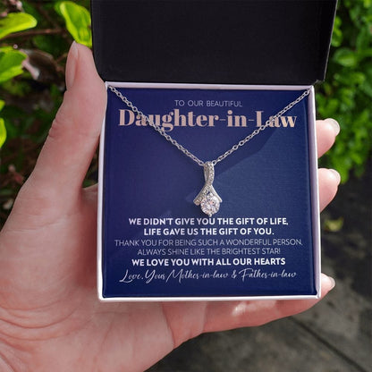 To Our Daughter-in-Law - Gift of You - Alluring Beauty Necklace