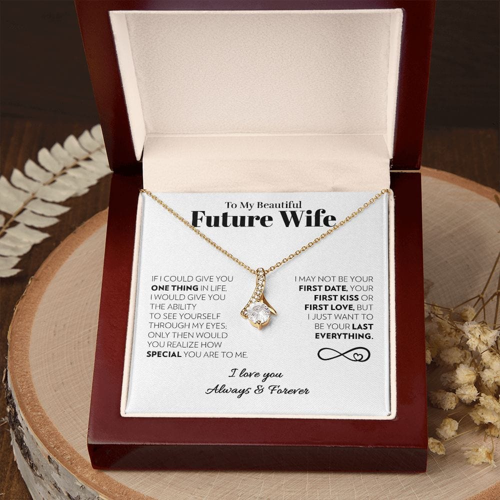 To My Future Wife - One Thing (White) - Alluring Beauty Necklace
