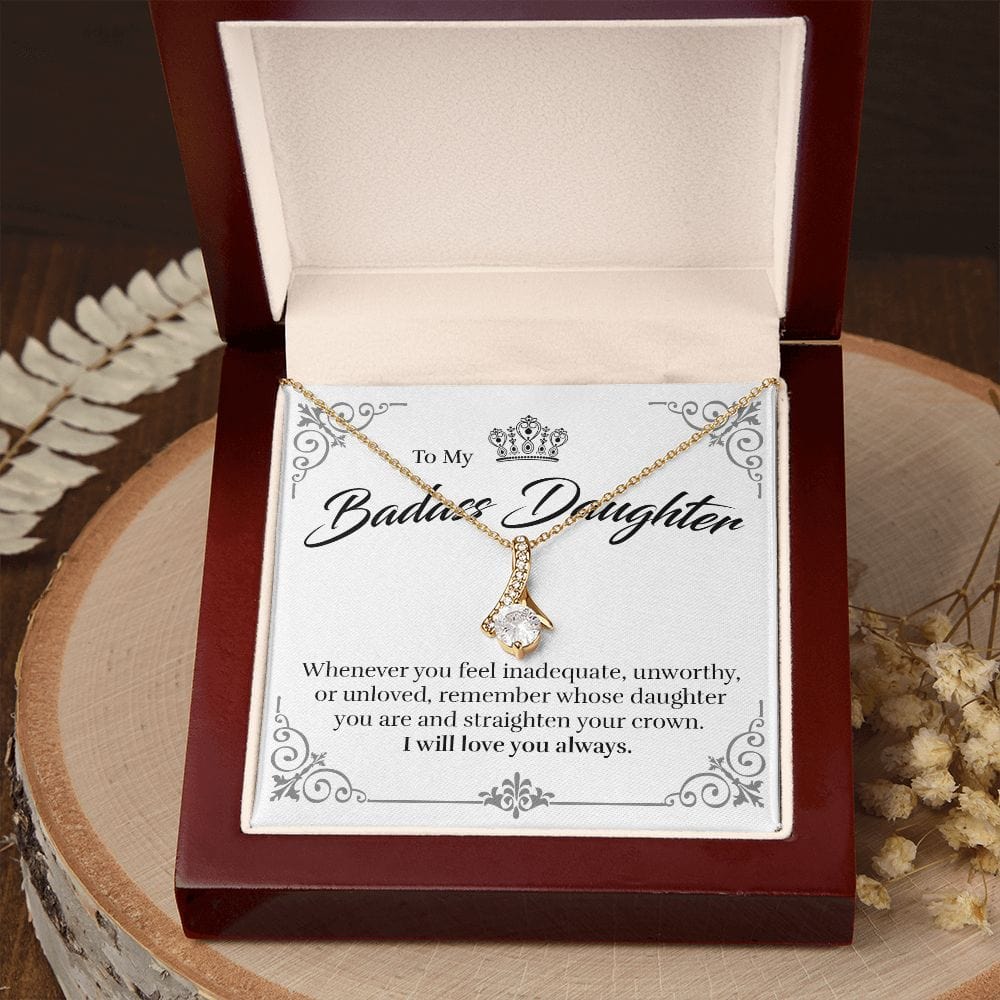Daughter - Straighten Your Crown - Alluring Beauty Necklace