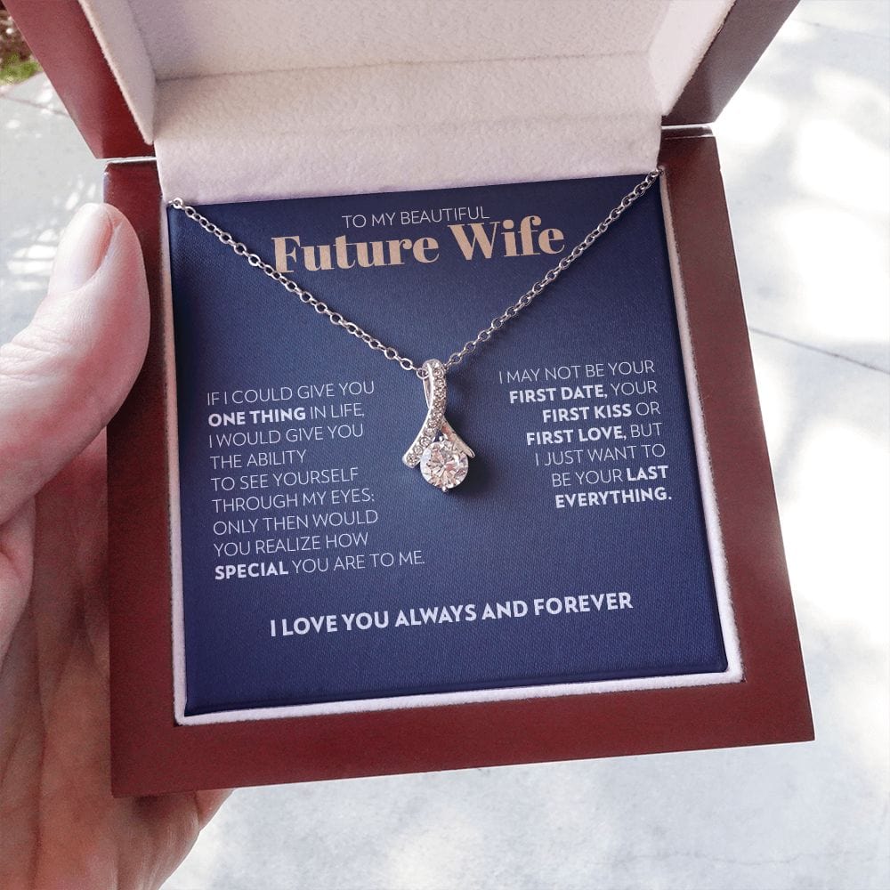 To My Future Wife - One Thing (Blue) - Alluring Beauty Necklace