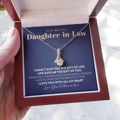 To My Daughter-in-Law (From Mother-in-Law)- Gift of You - Alluring Beauty Necklace