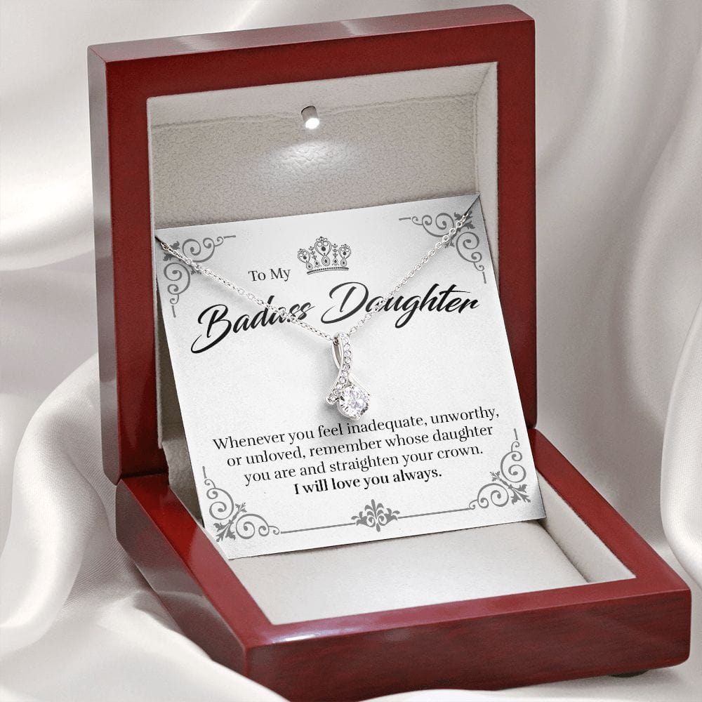 Daughter - Straighten Your Crown - Alluring Beauty Necklace