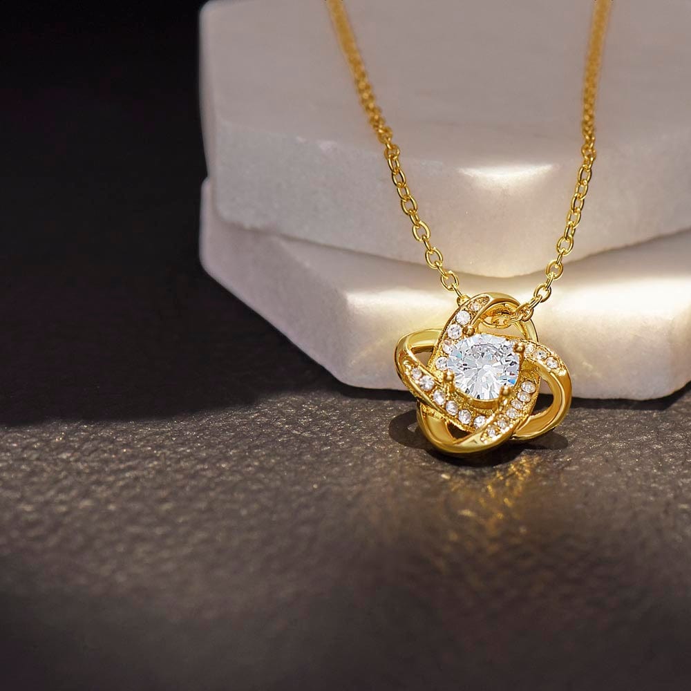 Granddaughter (From Grandpa) - If There Is Ever A Day - Love Knot Necklace