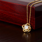 To My Daughter (From Mom) - This Old Lioness - Love Knot Necklace
