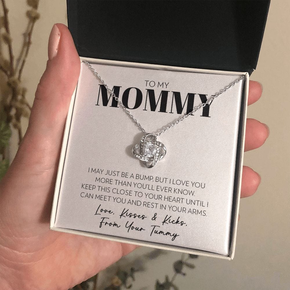 Mom (from Tummy) - Until I Can Meet You - Love Knot Necklace