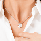 To Our Beautiful Daughter (From Mom and Dad) - Keep Moving Forward - Love Knot Necklace
