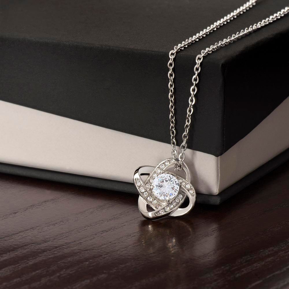 Granddaughter (From Grandpa) - If There Is Ever A Day - Love Knot Necklace