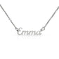 Granddaughter (From Grandma & Grandpa) - Keep Moving Forward - Custom Name Necklace