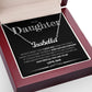 To My Daughter (From Dad)  - Keep Moving Forward - Custom Name Necklace