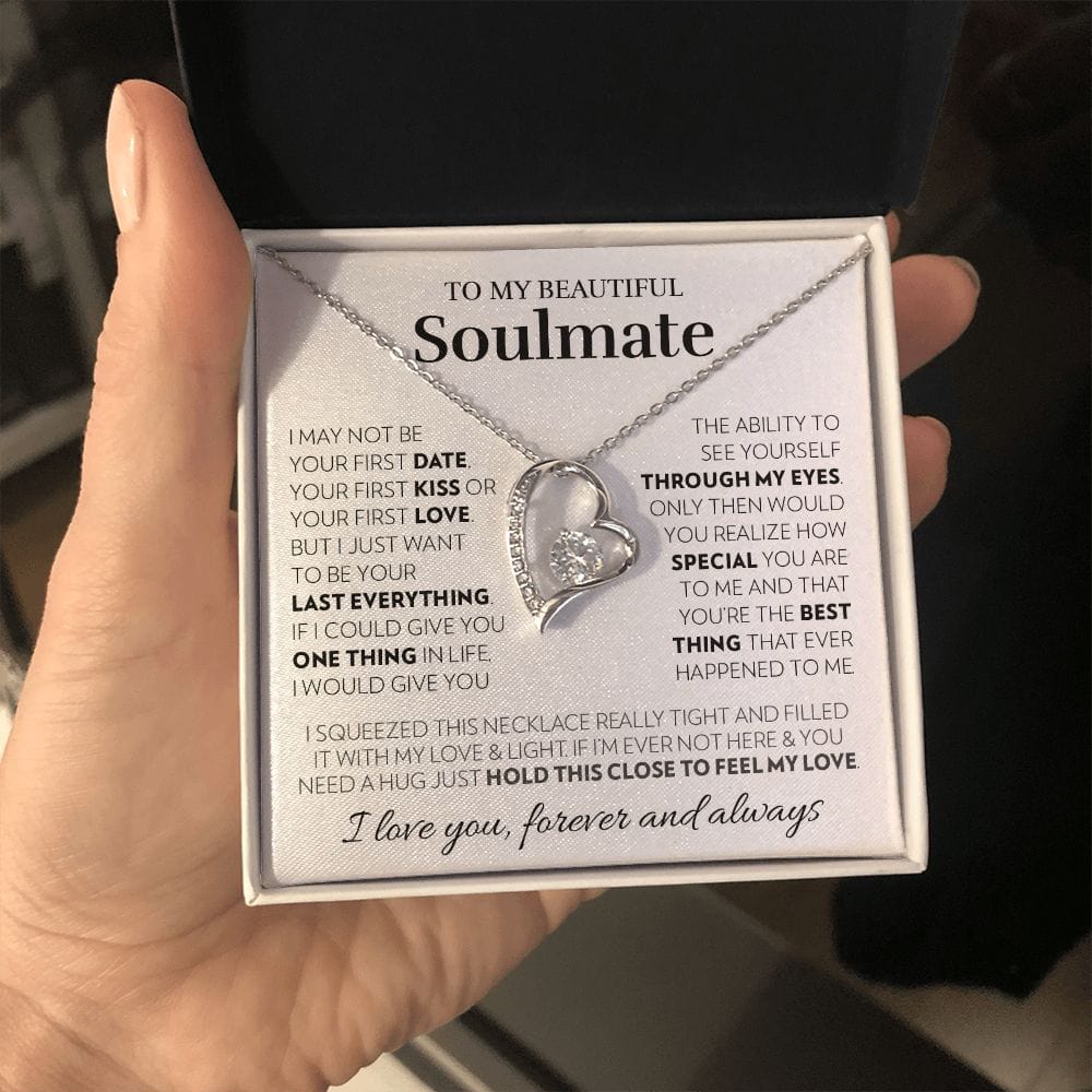 To My Soulmate - Feel My Love - Forever Love Necklace