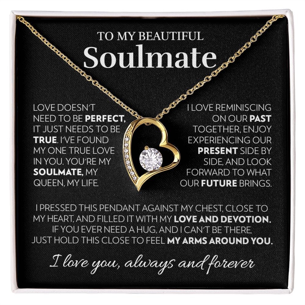 Soulmate - My One True Love - Forever Love Necklace