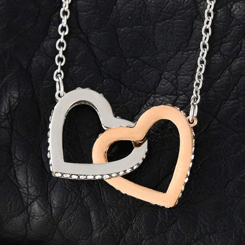 Mother & Daughter - Always - Interlocking Hearts
