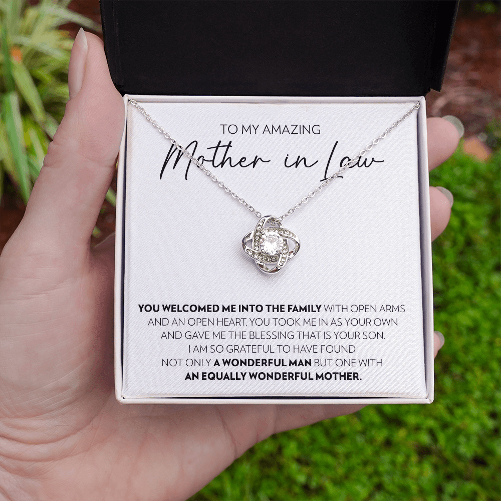 Mother-In-Law (From Daughter-In-Law) - Wonderful Mother - Love Knot Necklace