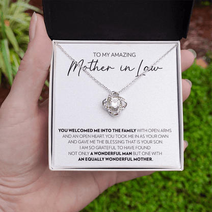 Mother-In-Law (From Daughter-In-Law) - Wonderful Mother - Love Knot Necklace