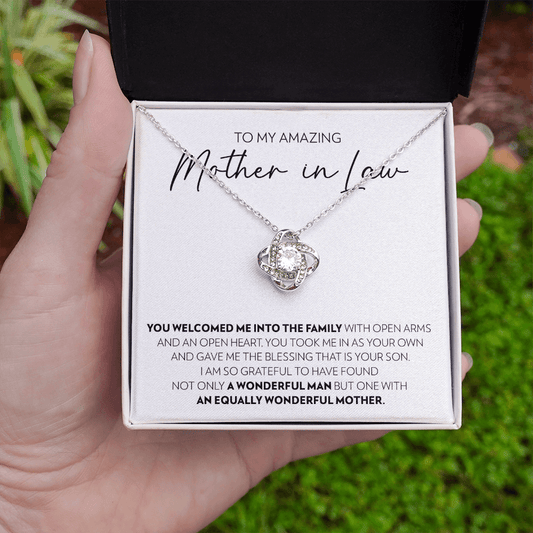Mother-In-Law (From Daughter-In-Law) - Wonderful Mother - Love Knot Necklace