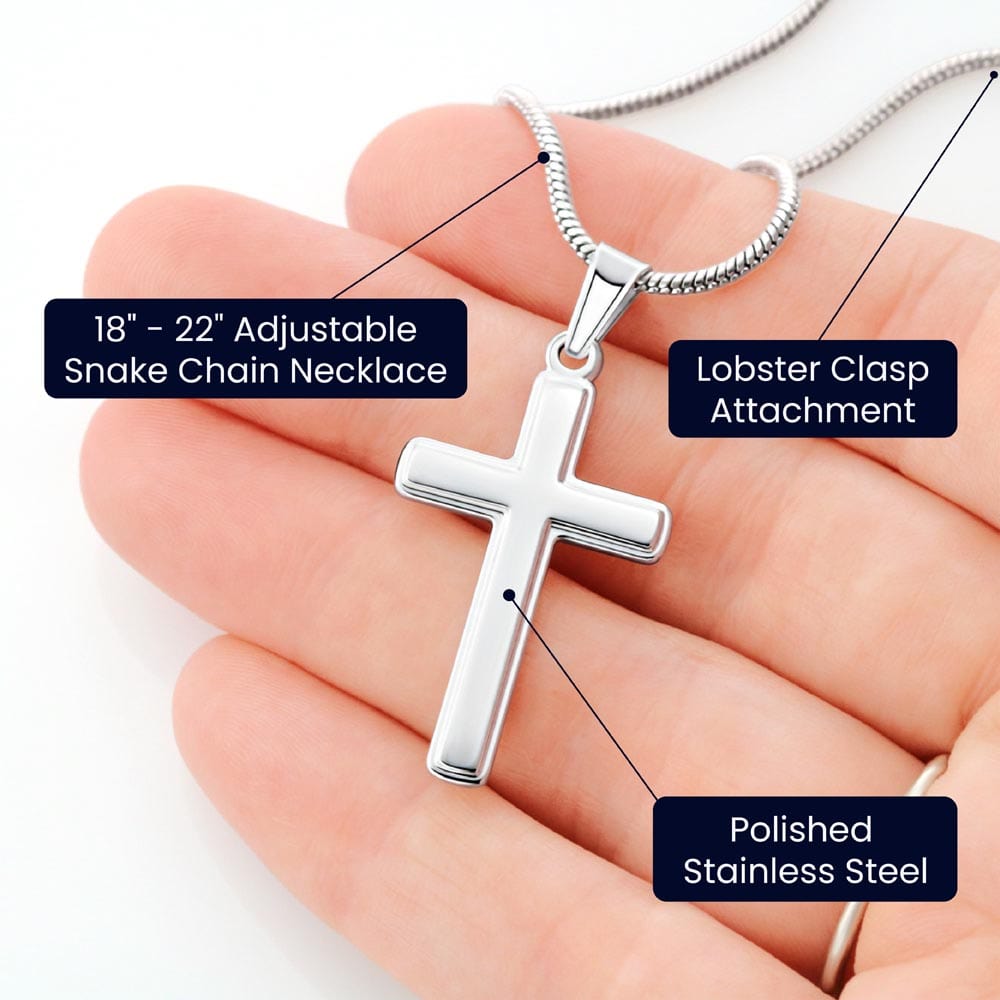 Grandson - Believe - Cross Necklace