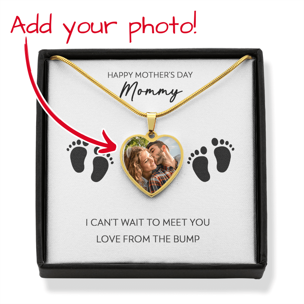 Mother's Day Tiny Toes - Necklace with Ultrasound Photo