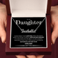 To My Daughter (From Dad)  - Keep Moving Forward - Custom Name Necklace