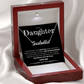 To My Daughter (From Dad)  - Keep Moving Forward - Custom Name Necklace