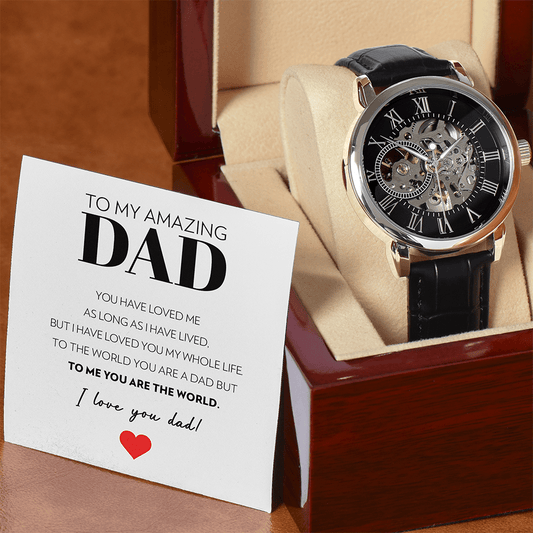 Dad - My Whole Life - Openwork Watch