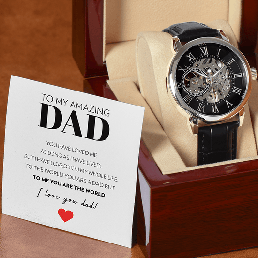 Dad - My Whole Life - Openwork Watch