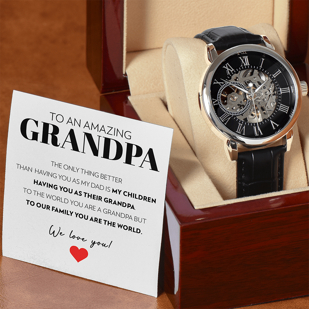 Grandpa - Only Thing Better - Openwork Watch