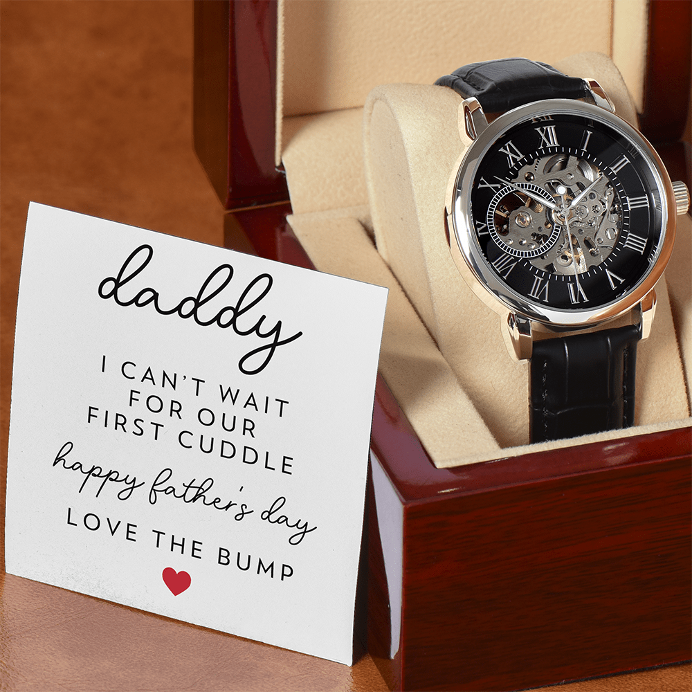 Dad To Be - Can't Wait - Openwork Watch